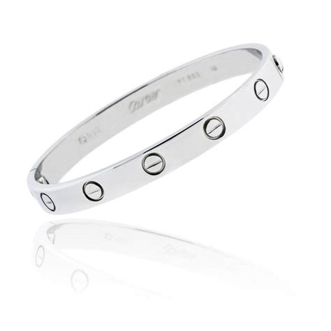 replica cartier love bracelet silver|authenticate cartier love bracelet.